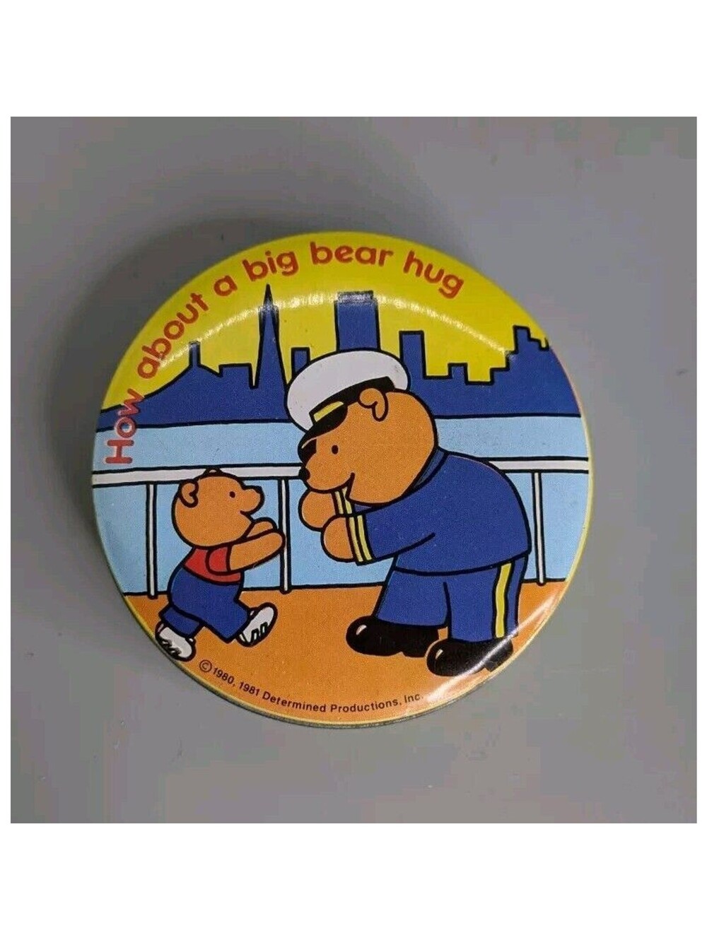 Joshua Vintage Mini Puzzle Tin Bear Hug 1981 Determined Productions 20 Pc